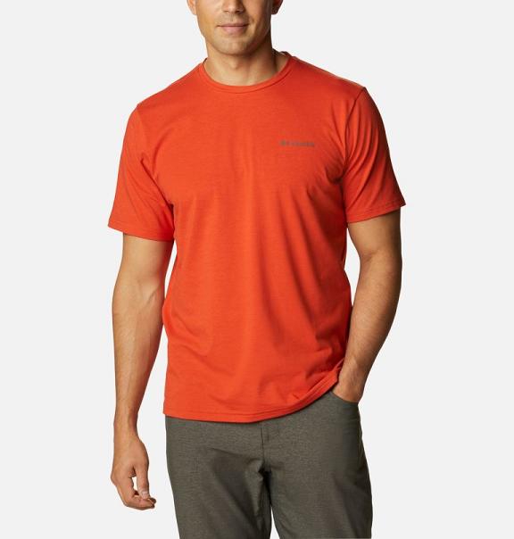 Columbia Sun Trek T-Shirt Men Red USA (US268551)